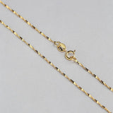925 Silver 0.8MM Starry Charm Necklace 16 & 18 Inches