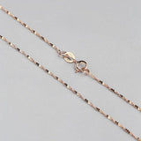 925 Silver 0.8MM Starry Charm Necklace 16 & 18 Inches