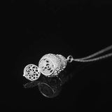 ZFSILVER S925 Sterling Silver 3-D Gourd Necklaces For Women