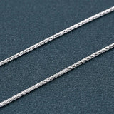 Solid s925 Silver Retro Hand-woven Hemp Rope Necklace