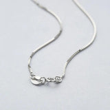 925 Sterling Silver 0.7MM Box Chain Necklace