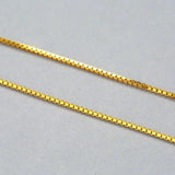 925 Sterling Silver 0.7MM Box Chain Necklace
