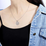 Opal Nautical Dream Compass Pendant Necklace for Women
