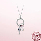 925 Silver Moonlight Hot Air Balloon Necklace