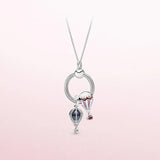 925 Silver Moonlight Hot Air Balloon Necklace