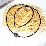 LiiJi Choker Necklace Spinel Beads Shell Pearl 925 Sterling Silver Gift