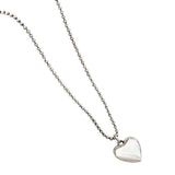 Heart Shape Pendant Necklace S925 Silver Jewelry