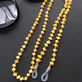 Natural Amber Sun Eye Chain Lanyard Universal Tested Certificate