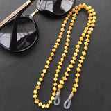 Natural Amber Sun Eye Chain Lanyard Universal Tested Certificate