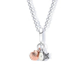 XIAOYI 100% s925 Shell Pink Turtle Pendant Jewelry Female