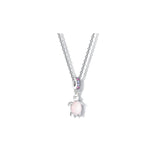 XIAOYI 100% s925 Shell Pink Turtle Pendant Jewelry Female