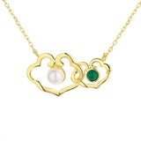 S925 Silver Cloud Lock Pearl Necklace For Women Wedding Chram Gift