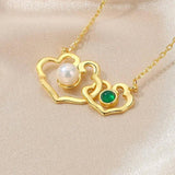 S925 Silver Cloud Lock Pearl Necklace For Women Wedding Chram Gift