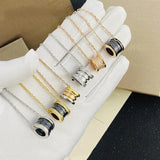 Classic Gear Nail Necklace Allergy Resistant Jewelry