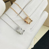 Classic Gear Nail Necklace Allergy Resistant Jewelry