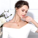 925 Silver Flower of Life Necklace Geometric Necklaces