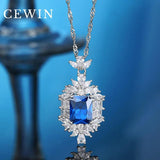 S925 Sterling Silver Crystal Pendant Necklace for Women