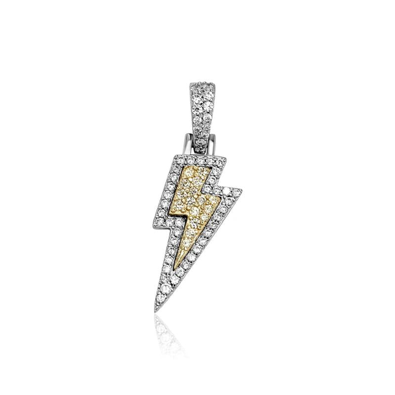 Sterling Silver Cross Pendant Iced CZ Hip Hop Fine Jewelry