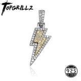 Sterling Silver Cross Pendant Iced CZ Hip Hop Fine Jewelry