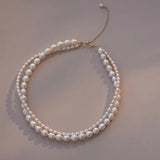 Freshwater Pearl Double Layered Choker Necklace
