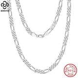 925 Sterling Silver Diamond-Cut Link Chain Necklace