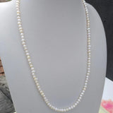Natural South Sea Baroque Pearl Necklace 3-4mm
