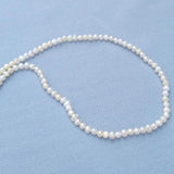 Natural South Sea Baroque Pearl Necklace 3-4mm