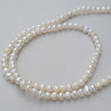 Natural South Sea Baroque Pearl Necklace 3-4mm