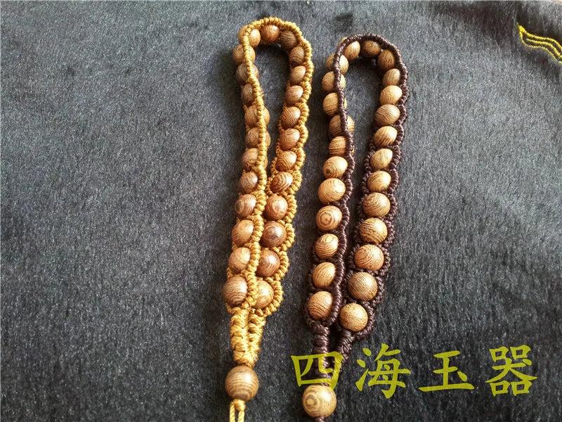 Wooden Bead Chicken Lanyard Chain Necklace