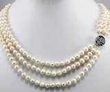 Natural Freshwater Pearl Button Necklace