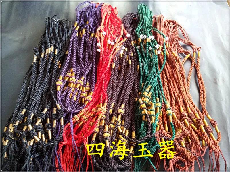 Telescopic Pendant Lanyard Wire Rope Jade Pendant