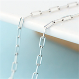 925 Silver Necklace Dainty Choker Chain Pendant for Women