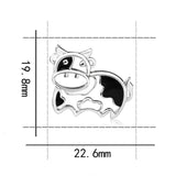 925 Silver Cow Animal Pendant Necklace for Girls