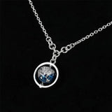 Pan Earth Necklace 925 Sterling Silver Jewelry Women Female Party Gift