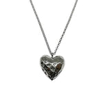 925 Silver Irregular Love Necklace Pendant Niche Stackable Jewelry