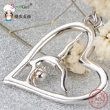 925 Silver Gymnastics Pendant Necklace Flip Gymnast Jewelry Gift