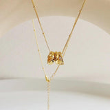 S925 Sterling Silver Retro Circle Pendant Bead Necklace