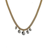 S925 Sterling Silver Zircon Clavicle Chain Necklace