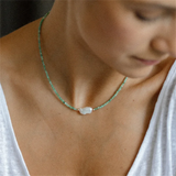 Personalized Baroque Pearl Choker Necklace