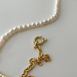 SHANICE S925 Sterling silver Necklaces Artistic Pearl Pendant Chain