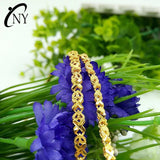 Retro 14K Necklace Yellow Statement Chain Choker
