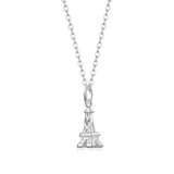 925 Silver Moissanite Tower Necklace for Women Diamond Test Charm Necklace
