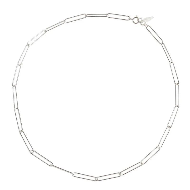 925 Silver Geometric Long Chain Horoscope Necklace for Women