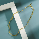 925 Silver Geometric Long Chain Horoscope Necklace for Women