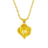 14k Heart Pendant Necklace for Women Wedding Engagement Jewelry