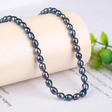Freshwater Pearl Long Necklace Elegant Jewelry