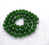 6-10mm Handcraft Natural Jade Green Jade Necklaces