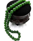 6-10mm Handcraft Natural Jade Green Jade Necklaces