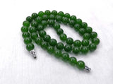 6-10mm Handcraft Natural Jade Green Jade Necklaces