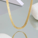 925 Silver Lace Chain Choker Necklace for Women